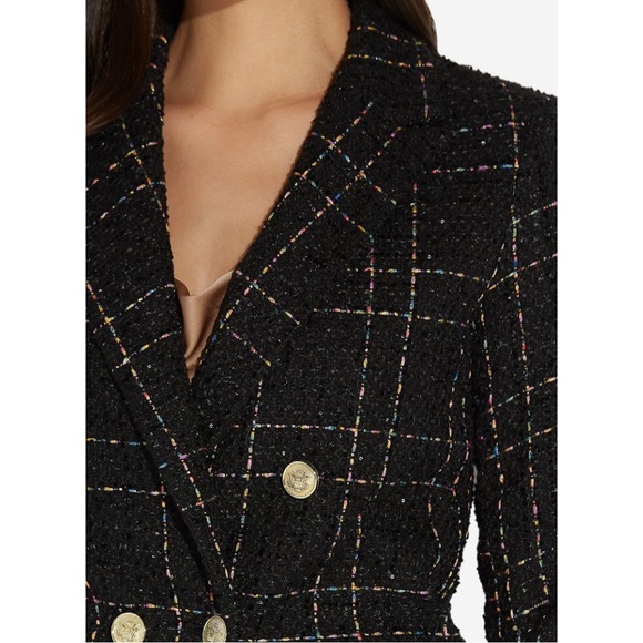 Tweed Double Breasted Blazer - Picture 4 of 6